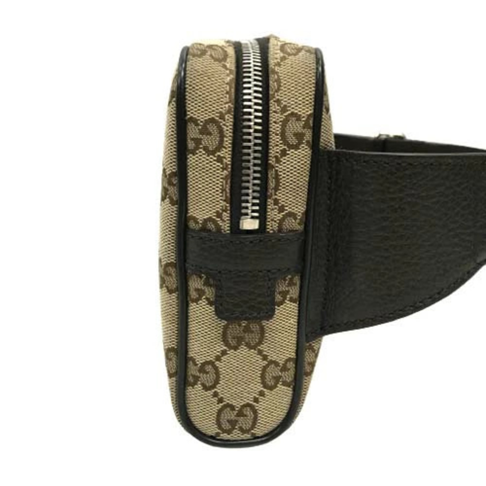 Gucci GG Body Bum Crossbody Belt Bag Waist Crossbody Leather Brown - Picture 6 of 10
